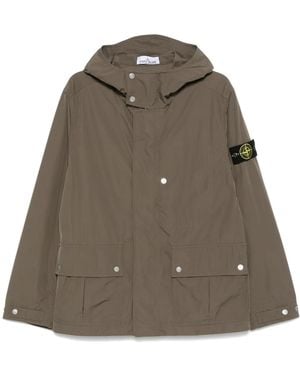Stone Island コンパスバッジ ジャケット - ブラウン