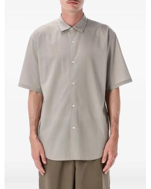Goldwin High Twisted Wool Shirt - Grey