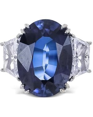 Fantasia by Deserio Sapphire Cubic Zirconia Ring - Blue