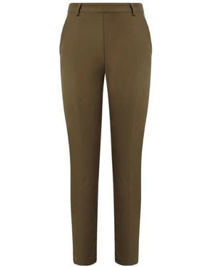 Pinko Seam-Detail Belt-Loop Pants - Green