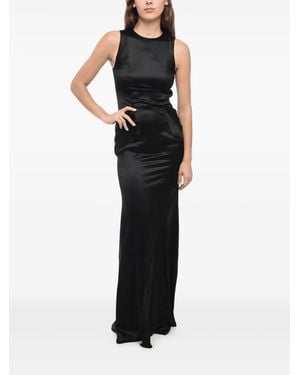 Givenchy Sheer-Panelled Dress - Black