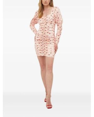 Notes Du Nord Floral-Print Ruched Dress - White