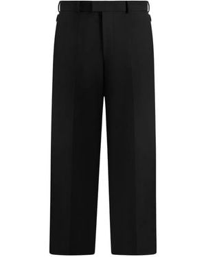 Manière De Voir Regular Fit Tailored Trousers - Black