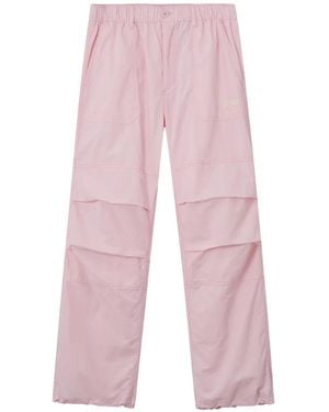 Chocoolate Logo-Print Elasticated Pants - Pink