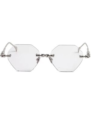 Kuboraum Lunettes De Vue À Monture Octogonale H60 - Gris