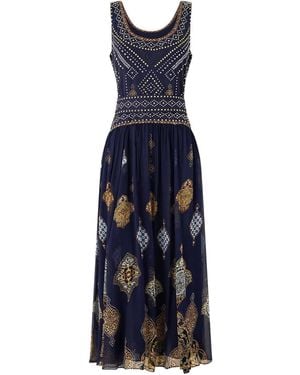 CAMILLA The Imperial Gate Midi Dress - Blue