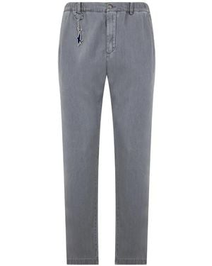 Paul & Shark Slim-Fit Trousers - Grey