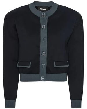 ROTATE BIRGER CHRISTENSEN Cardigan mit Buchstaben-Knöpfen - Blau