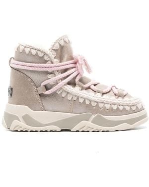 Mou Scoubidou Suede Trainers - Pink