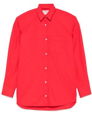 Fiorucci Embroidered Shoulder-Padded Shirt