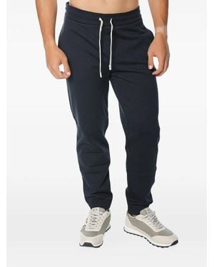 ARMANI EXCHANGE Drawstring-Waistband Track Trousers - Blue