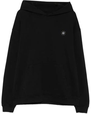 HTC Sun Crystal-Embellished Hoodie - Black