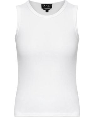 A.P.C. Crew-neck tank top - Weiß