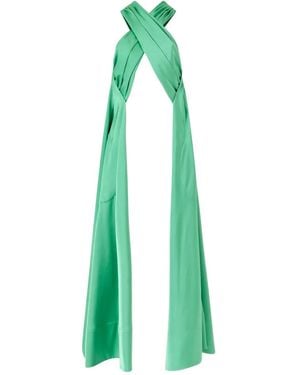 Rosie Assoulin X Haut En Satin - Vert