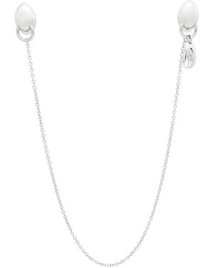 Acne Studios Pendant Earrings - White