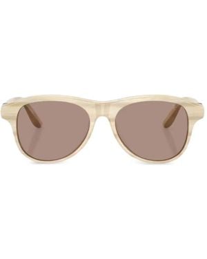 Brunello Cucinelli Round-Frame Sunglasses - Pink