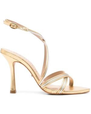 Werner Strappy Heeled Sandals - Natural