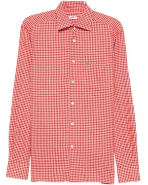 Kiton Checked shirt - Pink