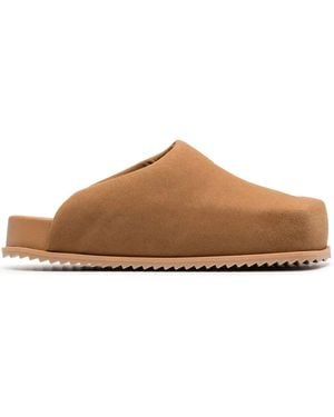 Yume Yume Square-Toe Sandals - Brown