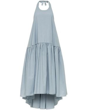 Azeeza Winston Chambray Midi Dress - Blue