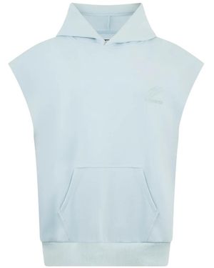 Philipp Plein Sleeveless Hoodie - Blue