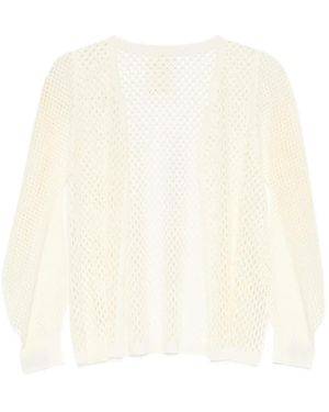 Pleats Please Issey Miyake Cardigan A-Poc Basket - Natural
