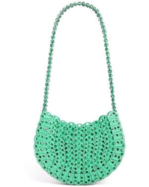 Rabanne 1969 Moon Shoulder Bag Bright Green