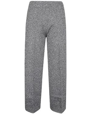 Circus Hotel Wide Leg Trousers - Grey
