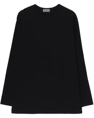 Yohji Yamamoto T-Shirt À Manches Longues - Black