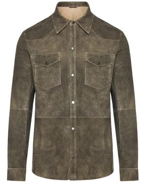 Giorgio Brato Chest Pockets Shirt Jacket - Green