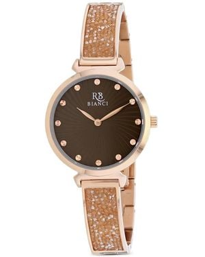 Roberto Bianci Billare Crystal-Embellished 32Mm Watch - Brown