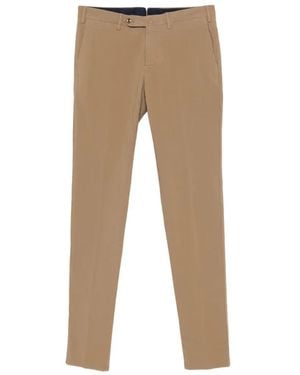 PT Torino Belt-Loop Pocket Trousers - Natural