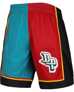 Mitchell & Ness Nba Detroit Pistons 1998 スウィングマン ショーツ - レッド