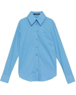 KARL LAGERFELD Everyday Poplin Shirt - Blue