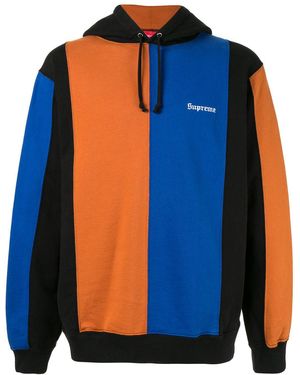 Blue and orange supreme hoodie sale