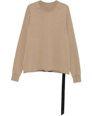 Rick Owens Cotton Sweatshirt - Natural
