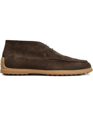 Tod's Lace-Up Boots - Brown
