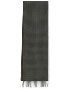Ferragamo Double-Face Patterned Scarf - Green