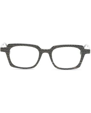 L.A. EYEWORKS Occhiali Con Motivo Geometrico - Nero