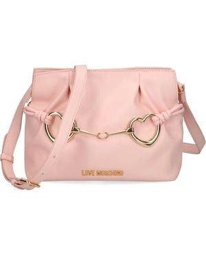 Love Moschino Hearts Shoulder Bag - Pink