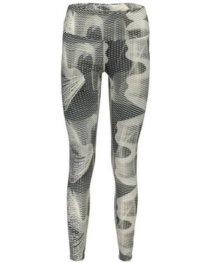 Fila Abstract-Pattern Textured Leggings - Grey