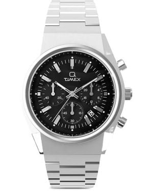 Timex Q Falcon Eye Chronograph 40Mm - Black