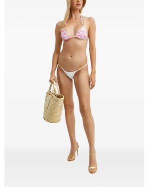 Beach Bunny Lexi Triangle Bikini Top - White