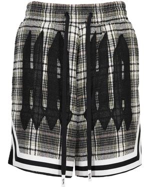 Haculla Praising Plaid Track Shorts - Black