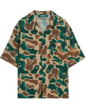 Barrow Camouflage Pocket Shirt - Green