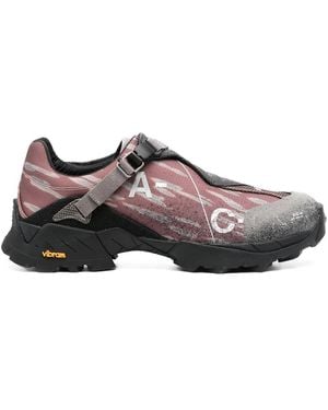 A_COLD_WALL* X Roa Minaa Low-Top Sneakers - Brown