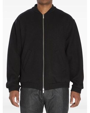 Barena Zip-Front Bomber Jacket - Black