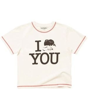 Carne Bollente Love You Tender T-shirt - ナチュラル