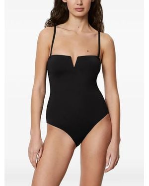 Marc O' Polo V-Neck Swimsuit - Black