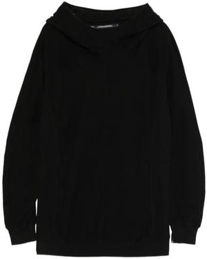 Julius Sudadera Con Capucha Y Costuras - Negro